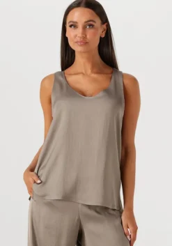 taupe drykorn top aminah