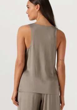 taupe drykorn top aminah