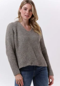 taupe drykorn trui lynette 422004