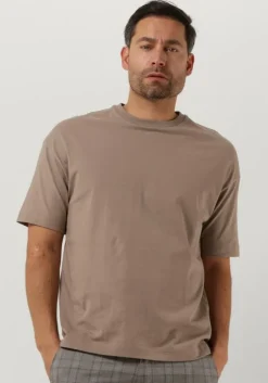 taupe drykorn t-shirt tommy 522090