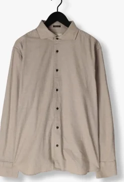 taupe dstrezzed casual overhemd olav shirt