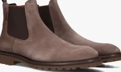 taupe floris van bommel enkelboots sfm-60018 sturdi