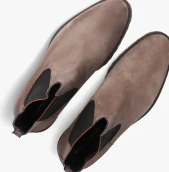 taupe floris van bommel enkelboots sfm-60018 sturdi