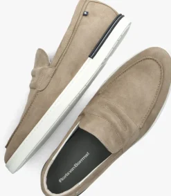 taupe floris van bommel loafers sfm-40025