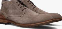 taupe floris van bommel nette schoenen sfm-50141 crepi