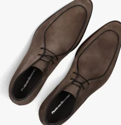 taupe floris van bommel nette schoenen sfm-50161
