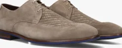 taupe floris van bommel nette schoenen sfm-30462 de stapper