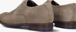taupe floris van bommel nette schoenen sfm-30462 de stapper