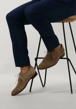taupe floris van bommel nette schoenen sfm-30462 de stapper