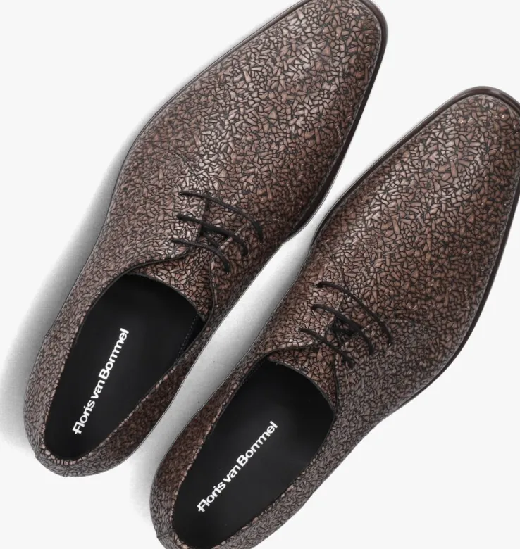taupe floris van bommel nette schoenen sfm-30262