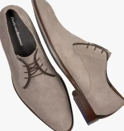 taupe floris van bommel sneakers sfm-30285 de stapper