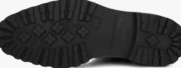 taupe floris van bommel veterschoenen sfm-80033 sturdi