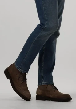 taupe floris van bommel veterboots sfm-80042