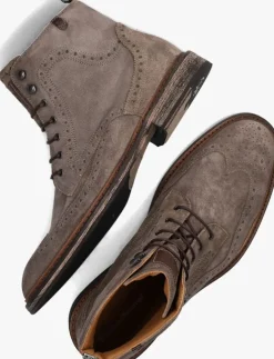 taupe floris van bommel veterboots sfm-80035