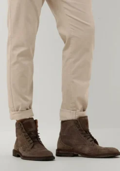 taupe floris van bommel veterboots sfm-80035