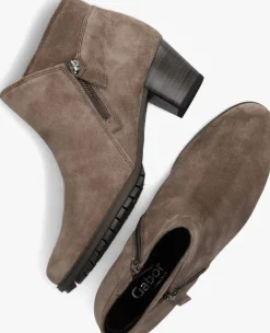 taupe gabor enkellaarsjes 603.1