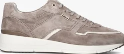 taupe greve lage sneakers walker h