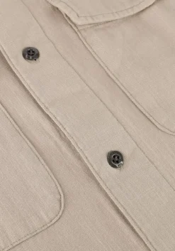 taupe g-star raw casual overhemd marine slim shirt ss