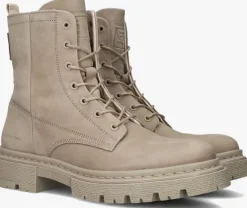 taupe g-star raw veterboots kafey hgh lace nub w