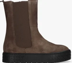 taupe hip chelsea boots h1369