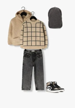 taupe hip hoge sneakers h1765