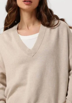 taupe inwear trui fosteriw v-neck