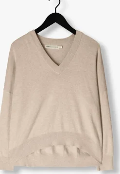 taupe inwear trui fosteriw v-neck