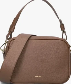 taupe janice schoudertas bruce bag
