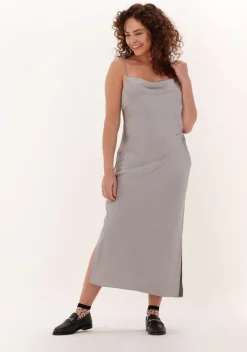 taupe just female midi jurk rich dress