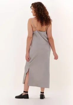 taupe just female midi jurk rich dress