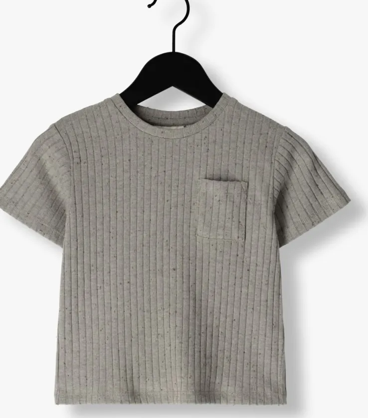 taupe lil' atelier t-shirt nmmomilo ss loose top lil