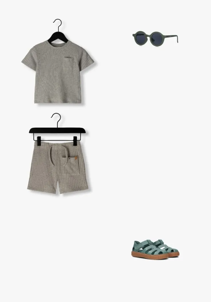 taupe lil' atelier t-shirt nmmomilo ss loose top lil