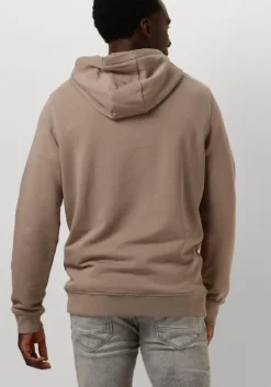 taupe lyle & scott truien/vesten pullover hoodie