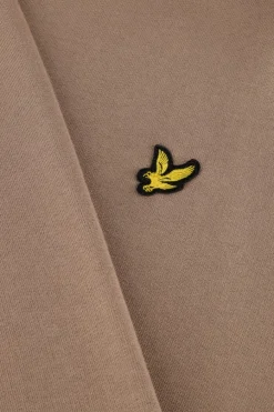 taupe lyle & scott truien/vesten pullover hoodie