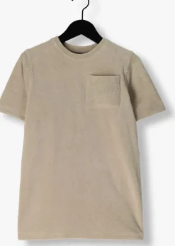 taupe malelions t-shirt towelling t-shirt