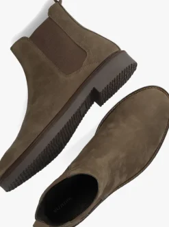 taupe mazzeltov chelsea boots hudson m