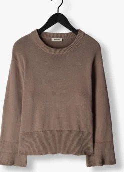 taupe modström trui corbinmd o-neck