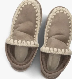 taupe mou vachtlaarzen eskimo bounce sneaker