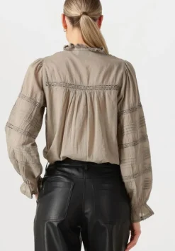 taupe neo noir blouses lyla s voile blouse