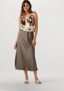 taupe neo noir midirok bovary skirt