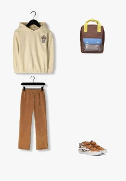 taupe nono flared broek sady velvet flared pants