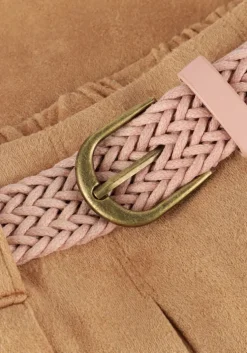 taupe nono minirok sella suede skort