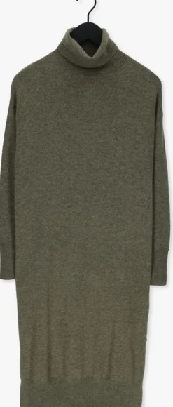 taupe not shy midi jurk teba