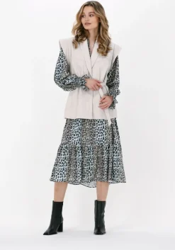 taupe notes du nord midi jurk claire dress