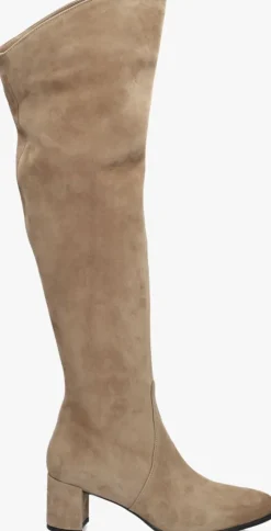 taupe notre-v overknee laarzen 8597
