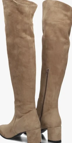 taupe notre-v overknee laarzen 8597
