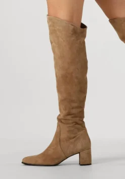 taupe notre-v overknee laarzen 8597