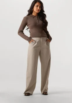 taupe notre-v trui nv-genny