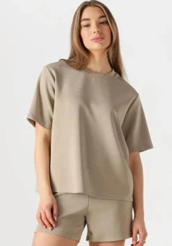taupe notre-v t-shirt nv-fleta