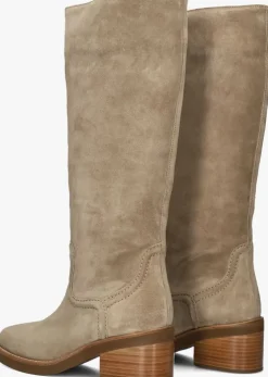 taupe nubikk hoge laarzen cassy boot